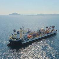 Cable Enterprise cable laying vessel. Image credit: Prysmian