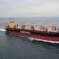 Campbell Shipping’s bulker CS Jenna (Photo: Inmarsat)