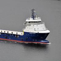Caspian Provider, a 6,300 BHP platform supply vessel operating in Topaz’s Caspian fleet