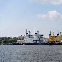 cebreakers Otso and Polaris docked in Katajanokka during summer. Helsinki, Finland. (c) Kemppainen Adobestock