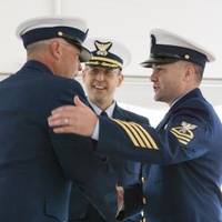 Change of Command Ceremony: Photo credit USCG