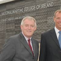 Christer Sjodoff, Group Vice President, GAC Solutions and John Clarence, Head of College, NMCI. (Photo courtesy Blue Communication Ltd.)