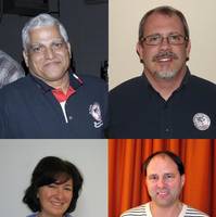 Clockwise from top left: Dr. Manik S. Sardessai, Walter J. Putman, Jr., Timothy P. Schallhorn and Catherine Gibbons