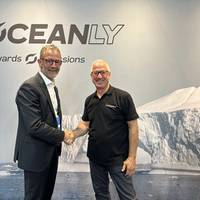 Columbia Group's CEO, Mark O'Neil, and Oceanly's Managing Director, Giampiero Soncini (Photo: Columbia Shipmanagement)