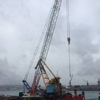 Construction of a deepwater berth at the NUTEP terminal in the Black Sea port of Novorossiysk has commenced. (Photo: Ruscon)