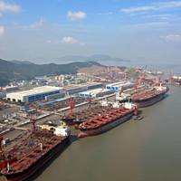 COSCO (Zhoushan) Shipyard: Image courtesy of COSCO