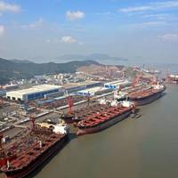 COSCO Zhoushan Shipyard: Photo courtesy of COSCO
