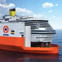 Costa Concordia transportation: Artist's impression courtesy of Boskalis
