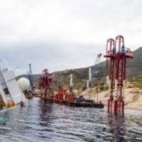 Costa wreck: Photo credit 'The Parbuckling Project'