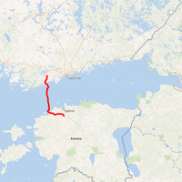 Credit: Approximate location of Balticconnector between Finland and Estonia. - Credit: Wikimedia Maps