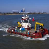 Damen’s “Swiss army knife” Multicats are popular in Europe. Damen has recently contracted for the first of these vessels to be built in the U.S. (Photo: Damen)
