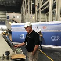 Dave Growden - Director LCS Program - starting rounter for LCS 30 (Photo: Austal USA)