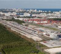 Landside infrastructure improvements have made connections with major highways and railroad systems more efficient, the port said. (Photo courtesy of Port Everglades)