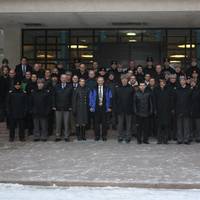 Delegates at the International Data Farming Workshop meet at the Finnish Defense University in Helsinki, Finland.