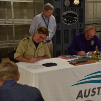 Delivery Ceremony for USNS Carson City (EPF 7) Photo Austal