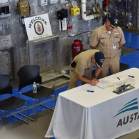 Delivery of the future USS Montgomery (LCS 8) Photo Austal