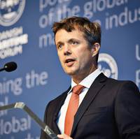 Denmark’s Crown Prince Frederik at the Danish Maritime Forum.