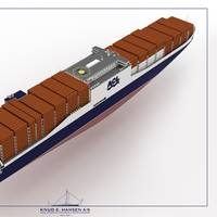 Depicted: new RoRo/Container (CONRO) vessels.