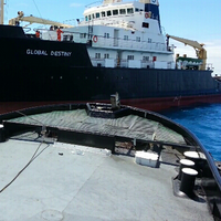 Disabled Greek Ship on Tow: Photo credit Puerto Rico Towing