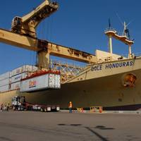 Dole Ship at Terminal: Photo credit Port of San Diego