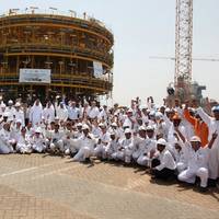 Drydocks World marks key milestone in completing the world's largest turret