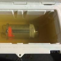 El Faro voyage data recorder in fresh water on the USNS Apache (Photo: NTSB)