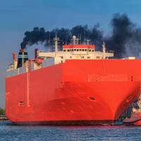 Emissions from shipping. Photo courtesy: HZG