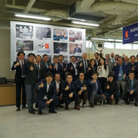 Representatives from Kongsberg Maritime, HHI-EMD, HMD, Solvang and DNV-GL attended the 10,000th AutoChief FAT in Busan on Friday (Photo: Kongsberg) 