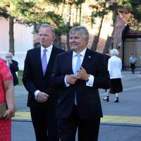 Erna Solberg & Henrik O. Madsen at DNV GL party Oslo: Photo DNV GL