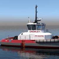 Crowley Maritime Corporation's fully electric eWolf tug
Image credit: Crowley Engineering Services