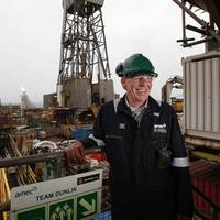 Fairfield Energy COO Ian Sharp on board Dunlin platform which recently had investment of £70 million to help increase and sustain production.