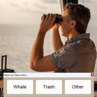 FarSounder has announced the release of a new citizen science feature in its latest SonaSoft⢠software update, introducing the ability for users to report whale sightings and floating trash/debris. Credit: FarSounder