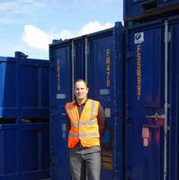 Ferguson Group Singapore’s Simon de Koning inspects the yard  (Photo: Ferguson Group Singapore)