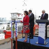 Ferry naming: Photo courtesy of Cammell Laird