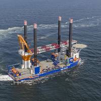 Offshore installation vessel Aeolus. Photo: Van Oord