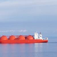 file Image: A loaded LNG carrier transits the Med in a recent photo (CREDIT: Robert Murphy)