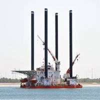 File Image: A typical shallow water jackup rig (CREDIT: Cathelco)