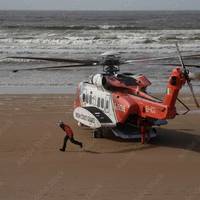 File image: An Irish coast guard Sikorsky helicopter, beach rescue mission (c) maaramore / Adobestock