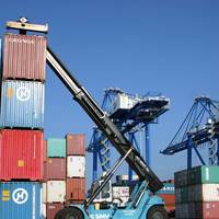 File Image: container operations underway ashore (Port of Wilmington)