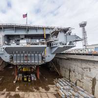 File photo: Aircraft carrier USS Nimitz (CVN 68) in dry dock at Puget Sound Naval Shipyard & Intermediate Maintenance Facility in Bremerton, Wash., in 2018. (U.S. Navy photo by Thiep Van Nguyen II)