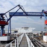 file photo: Aker Shipyard, Philadelphia