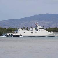 File photo: Indonesia Navy guided-missile frigate KRI Martadinata (331) in Pearl Harbor in 2018. (Photo: Jessica O. Blackwell / U.S. Navy)