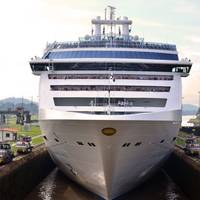 File photo: Island Princess transits the Panama Canal in 2011. (Photo: Panama Canal Authority)
