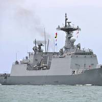 File Photo: The South Korean destroyer Wang Geon (DDH 978) arrives at Joint Base Pearl Harbor-Hickam, Hawaii, May 20, 2014 (U.S. Navy photo by Mass Communication Specialist 3rd Class Diana Quinlan/Released)