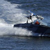 File photo: The U.S. Navy tests a fully autonomous unmanned surface vehicle in 2009 (U.S. Navy photo)