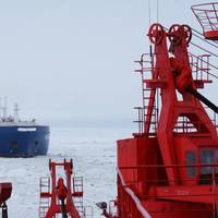 File photo: The world's first icebreaking LNG carrier Christophe de Margerie entered service in 2017 (Photo: SCF Group)