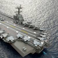 'Ford-Class' Aircraft Carrier: Photo credit HII