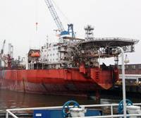 From January 16, 2012, the FPSO EnQuest Producer (formerly known as Uisge Gorm) will be staying at Blohm + Voss Repair for 17 months for lifetime extension.