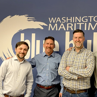 From left to right: Cosmo King, co-founder & CIO, ioCurrents; Mike Complita, director of strategic expansion, EBDG; Will Roberts, CEO, ioCurrents; and Robert Ekse, president, EBDG (Photo: EBDG)