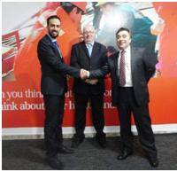From left to right: Dr Sultan FMG,  Alan Kennedy Bolam IRHC, Darrin Hawkes, Hawkes Associates